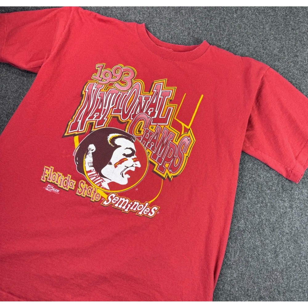 Vintage Florida State Seminoles 1993 National Championship T Shirt Mens Size XL